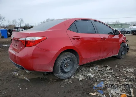 2015 Toyota Corolla L z USA, uszkodzony, nr VIN 2T1BURHE7FC256894